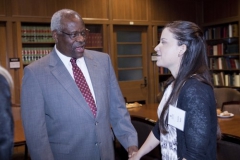 U.S. Supreme Court Justice Clarence Thomas Visits LSU Law Center
