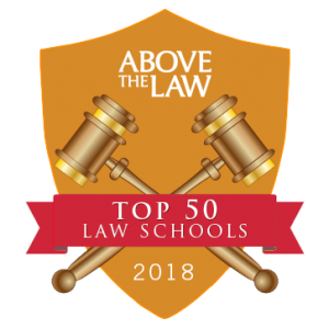 The Above the Law Top 50 Law Schools 2018 logo