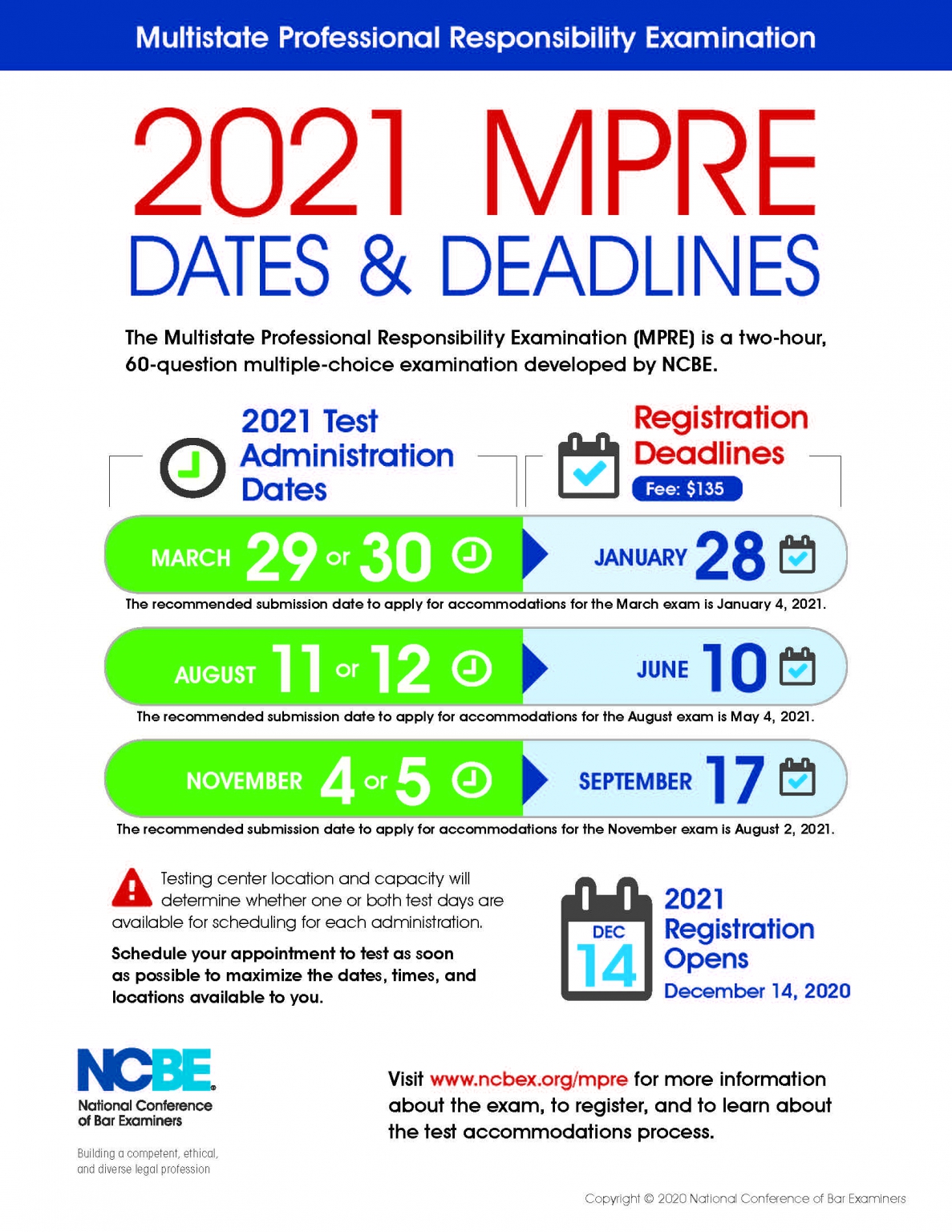 2021 MPRE registration opens on Dec. 14 LSU Law News