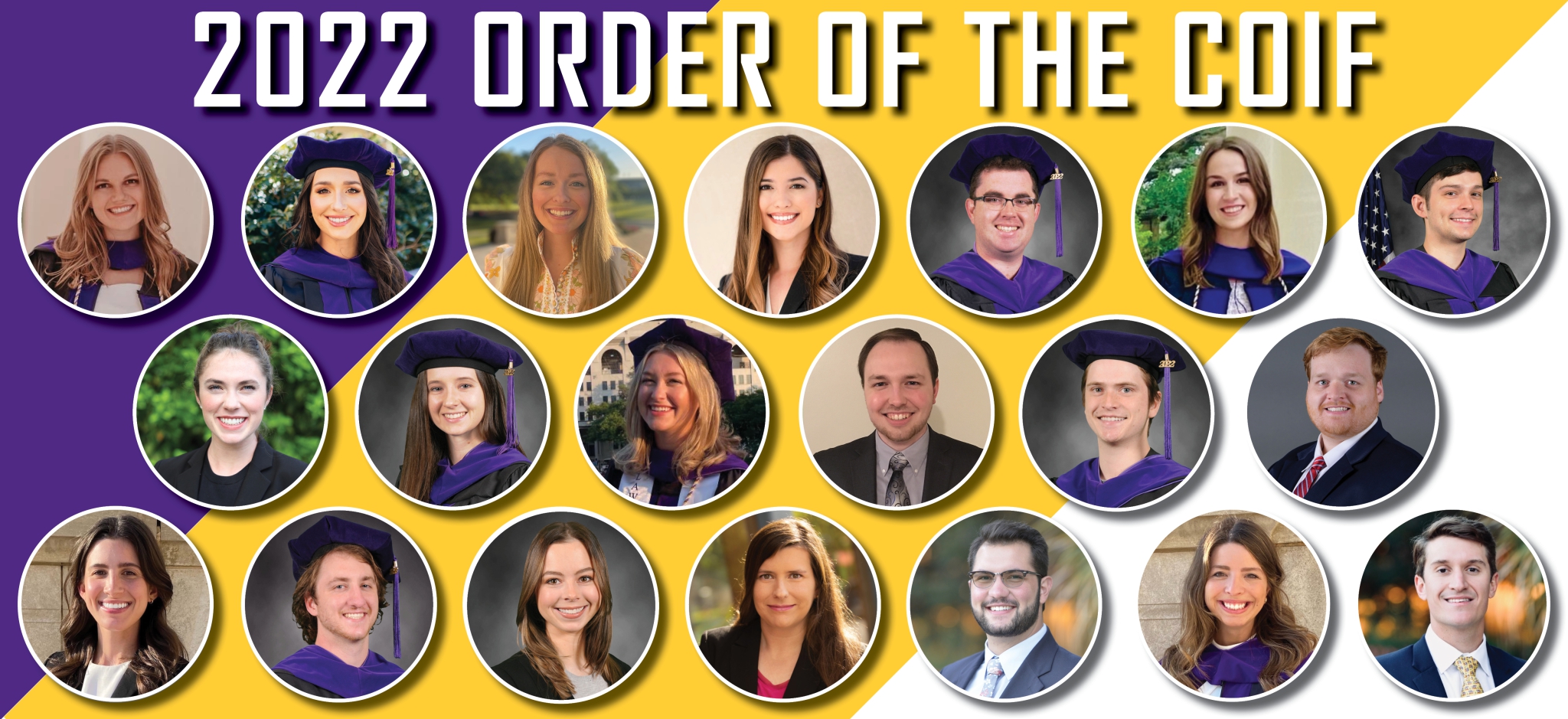 20 LSU Law Class of 2022 graduates selected for highest honor a law