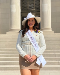 Third-year LSU Law student Samantha Jacobsen was one of 14 students selected for the 2023 LSU Homecoming Court.