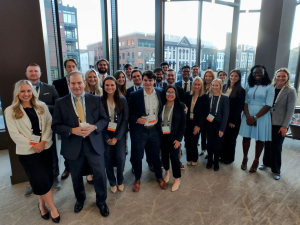 Professor Keith Hall with 23 LSU Law students and Energy Law Research Associate Portia Oduro (’23) at the Energy & Mineral Law Foundation’s Fall Symposium in Lexington, Kentucky in October.