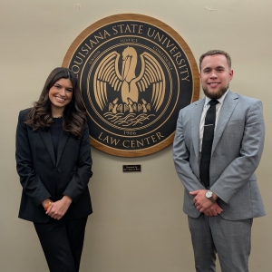 LSU Law students Isabella Rovere and Taylor Guice won the 2025 LSU Law Transactional Negotiation Competition on Monday, Feb. 3. 