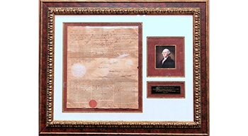 George Washington Sea Letter, 1795