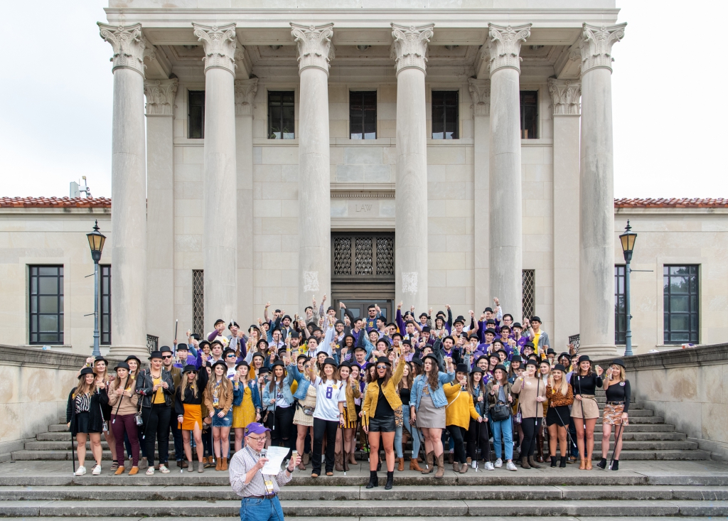 Students on Front Steps 2