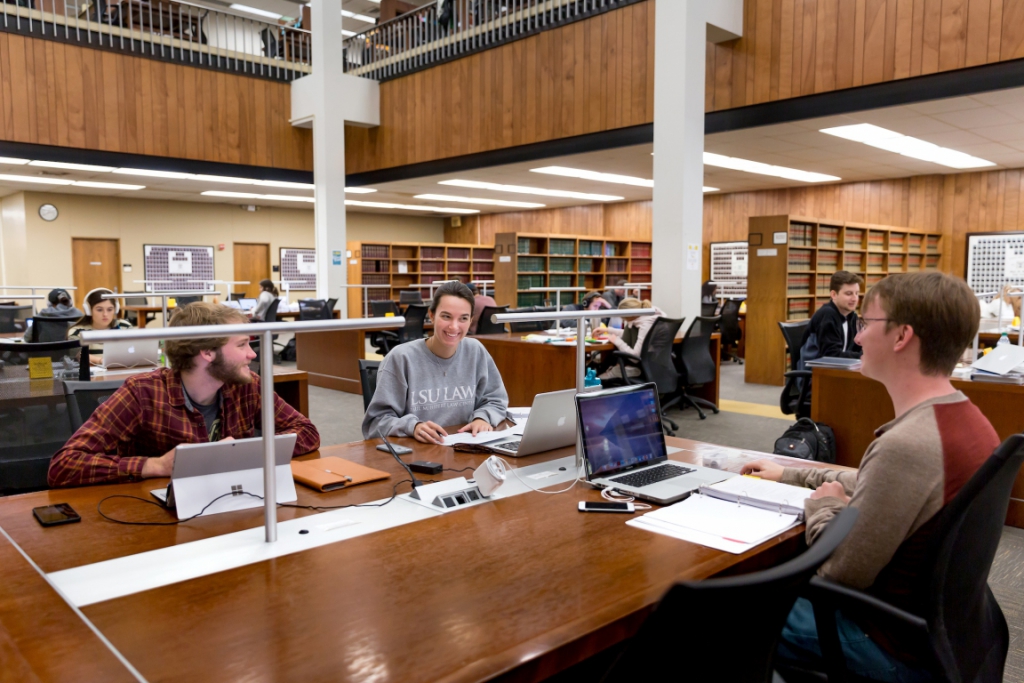 Students in Law Library